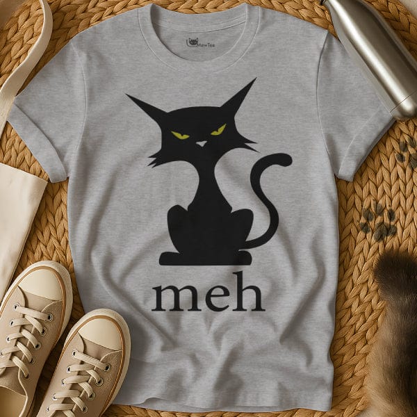 MewTee Gray / S Meh Shirt | Cat Tee