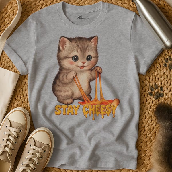 MewTee Gray / S Pizza Shirt