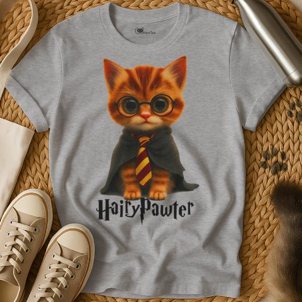 MewTee Gray / S Potter Shirt | Cat Tee
