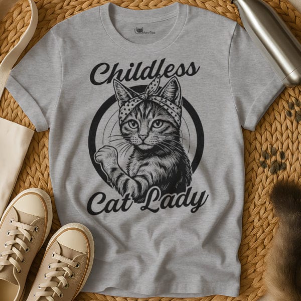 MewTee Gray / S Rosie the Riveter Cat Shirt