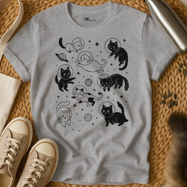 MewTee Gray / S Space Cat Shirt