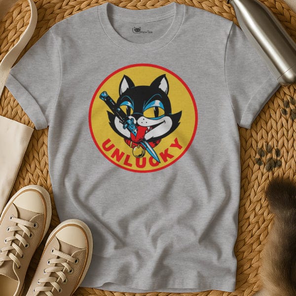 MewTee Gray / S Unlucky Shirt