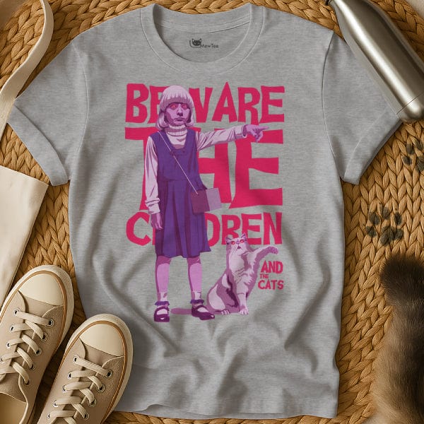 MewTee Gray / S Village of the Damned Cat Tee