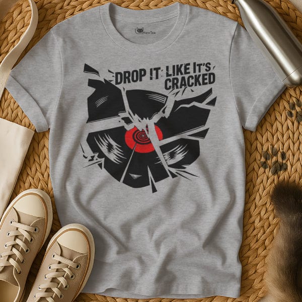 MewTee Gray / S Vinyl Shirt