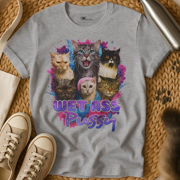 MewTee Gray / S Wet Ass Shirt