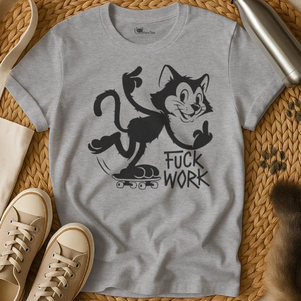 MewTee Gray / S Work Hate Tee