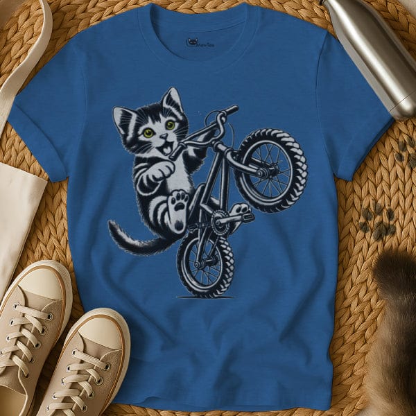 MewTee Kitten Bike Shirt | Cat Tee