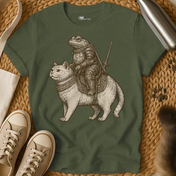 MewTee Military Green / S Cat Frog Shirt