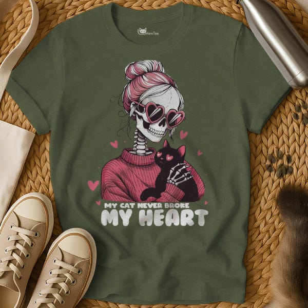 MewTee Military Green / S Cat Lover Shirt | Cat Tee