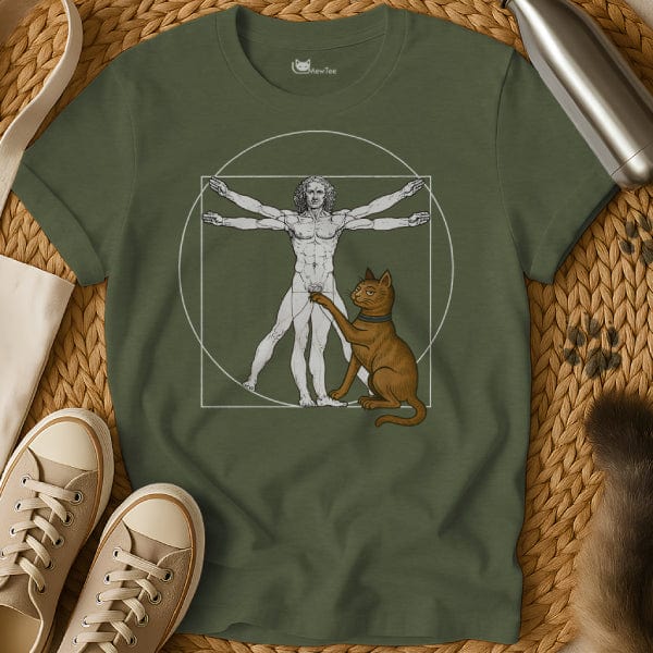 MewTee Military Green / S Da Vinci T Shirt