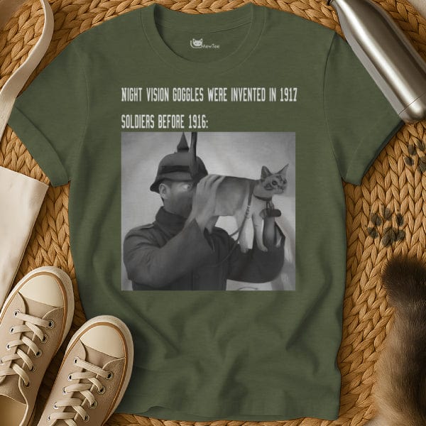 MewTee Military Green / S History Shirt