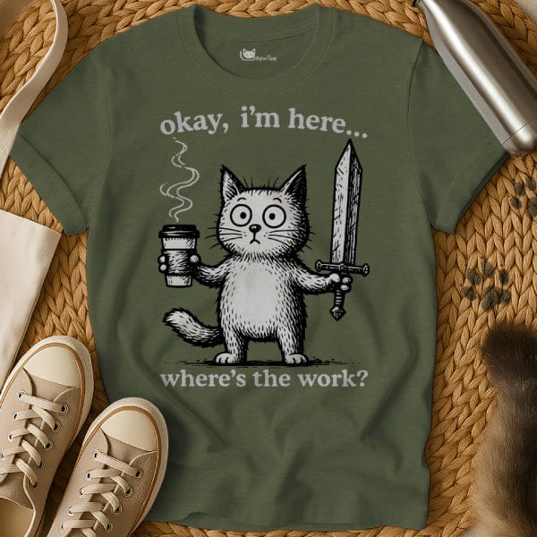 MewTee Military Green / S I Am Here Shirt
