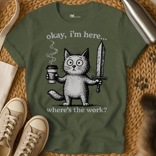 MewTee Military Green / S I Am Here Shirt