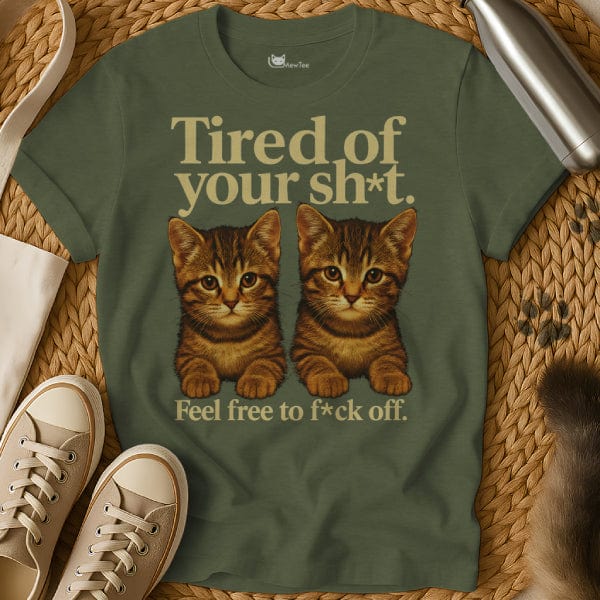 MewTee Military Green / S I’m Tired T Shirt