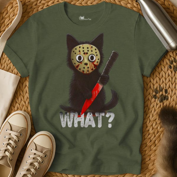 MewTee Military Green / S Jason Shirt | Cat Tee