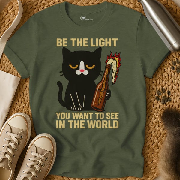MewTee Military Green / S Molotov Cocktail Shirt