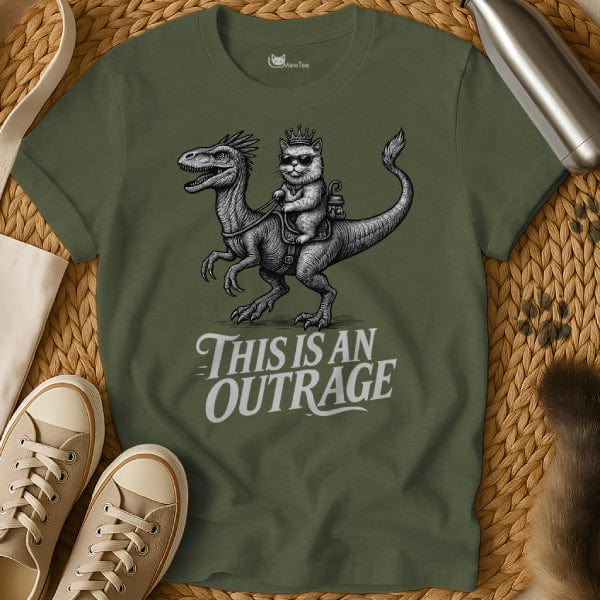 MewTee Military Green / S Outrage T Shirt