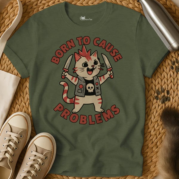 MewTee Military Green / S Rebel Shirt