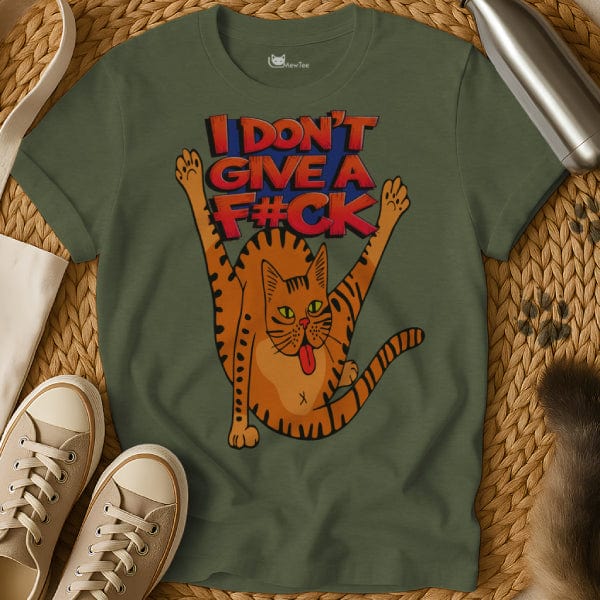 MewTee Military Green / S Sarcastic Shirt | Cat Tee
