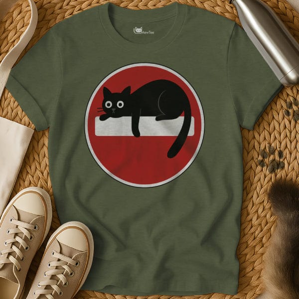 MewTee Military Green / S Stop Shirt | Cat Tee
