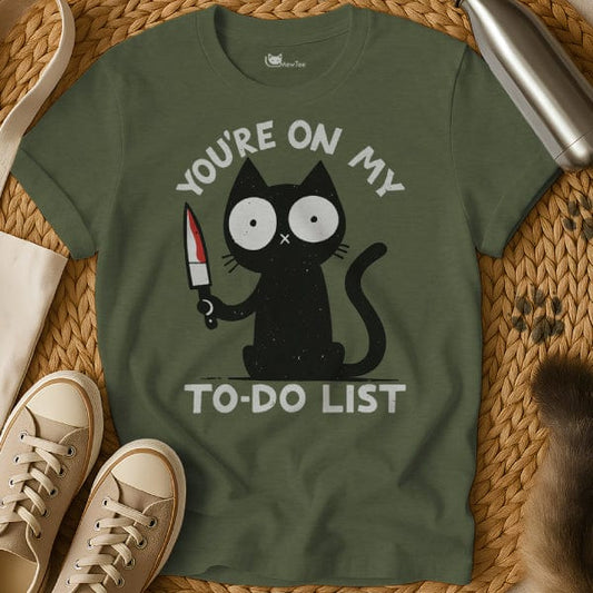 MewTee Military Green / S To Do List Shirt