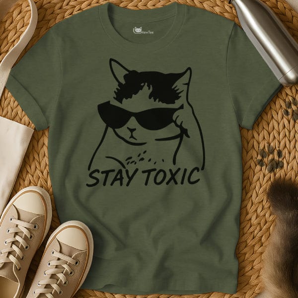 MewTee Military Green / S Toxic Shirt