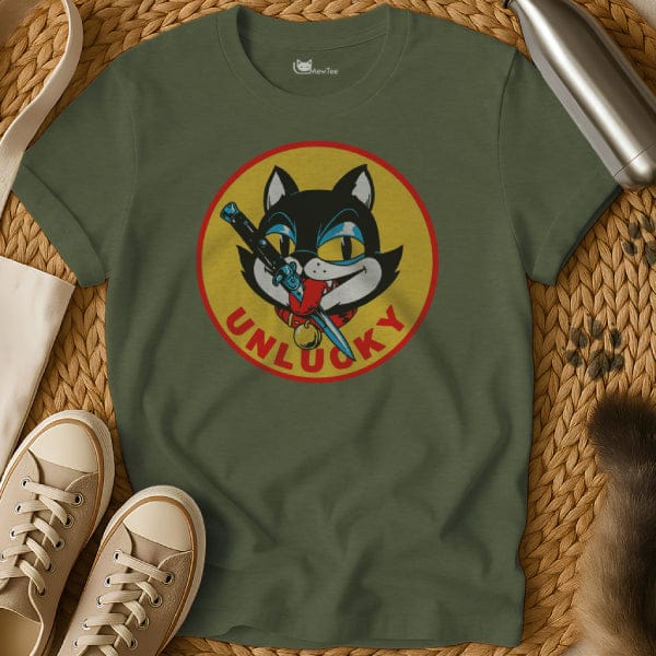 MewTee Military Green / S Unlucky Shirt