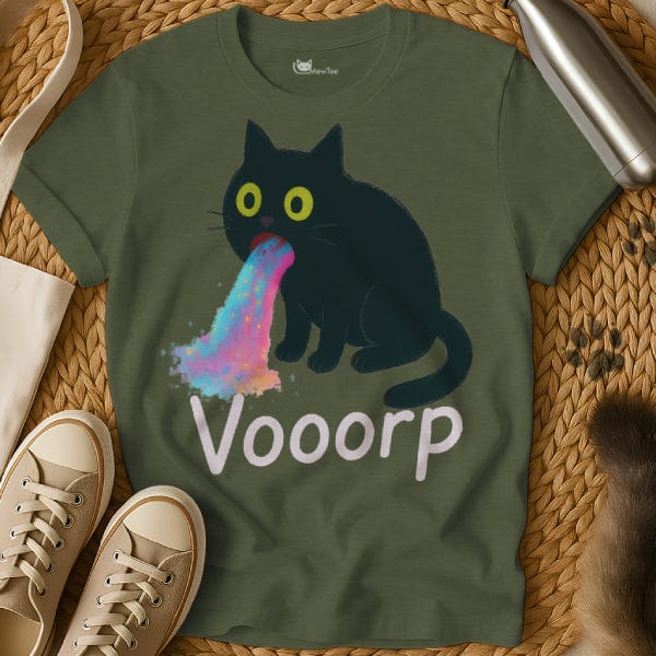 MewTee Military Green / S Vomit Shirt