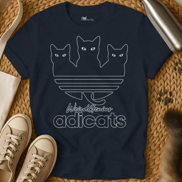 MewTee Navy / S Adicats Shirt | Cat Tee