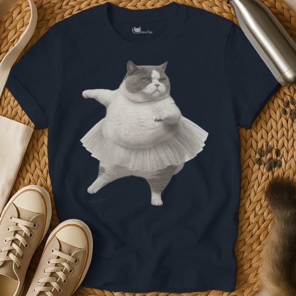 MewTee Navy / S Ballet Shirt | Cat Tee