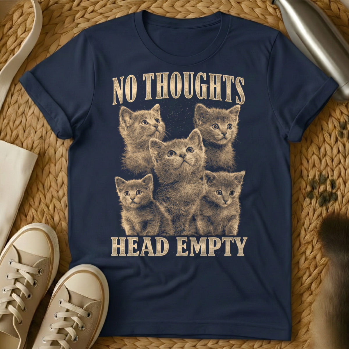 MewTee Navy / S Brain Fog Tee