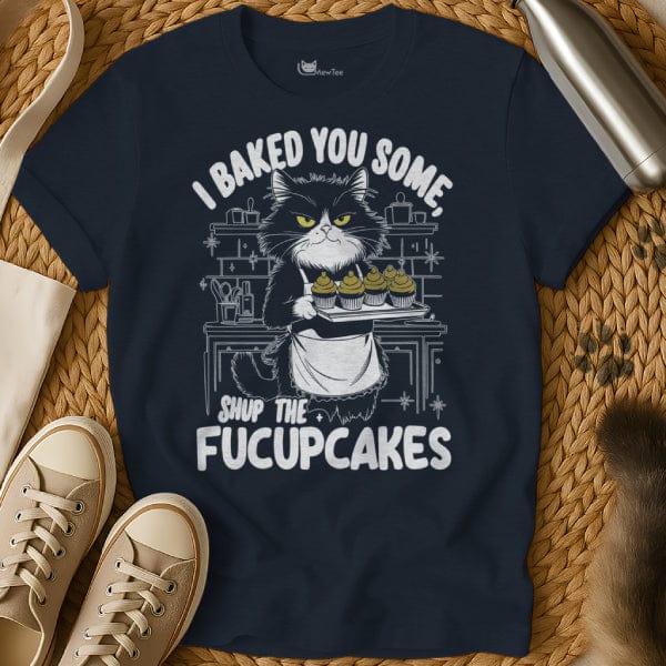 MewTee Navy / S Cake T Shirt | Cat Tees