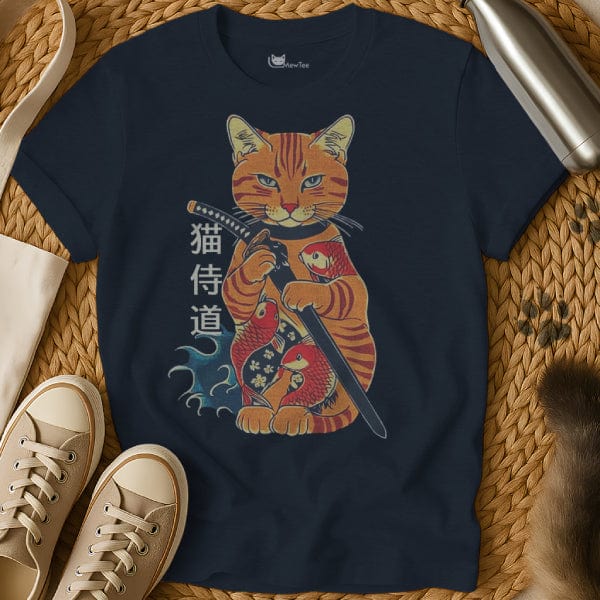 MewTee Navy / S Catana Shirt | Cat Tee