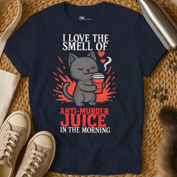MewTee Navy / S Coffee T Shirt | Cat Tee