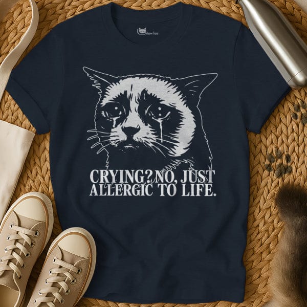 MewTee Navy / S Crying Shirt