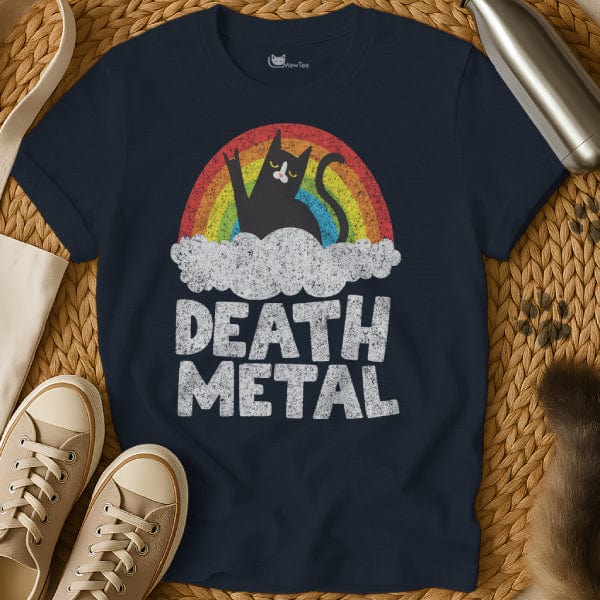 MewTee Navy / S Death Metal Shirt