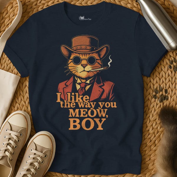 MewTee Navy / S Django T Shirt | Cat Tee