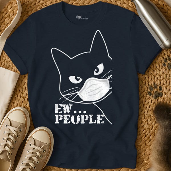MewTee Navy / S Ew People T Shirt | Cat Tee