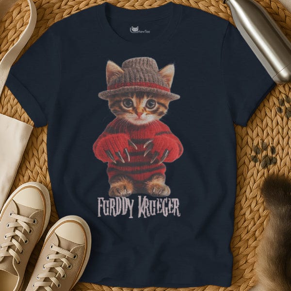 MewTee Navy / S Freddy Krueger Shirt | Cat Tee