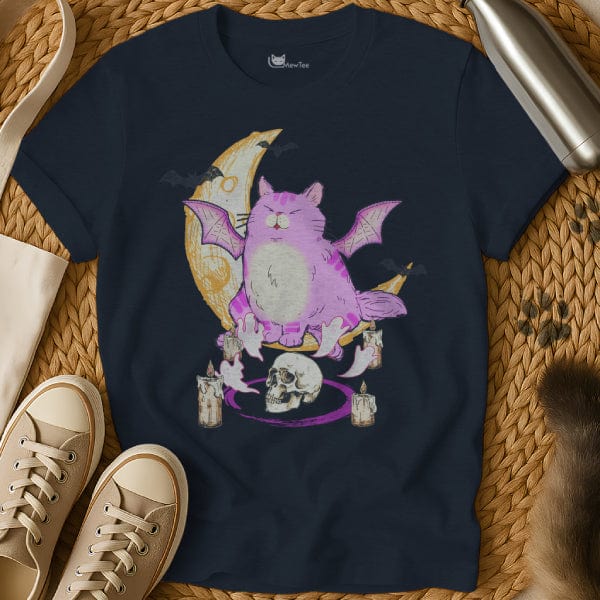 MewTee Navy / S Goth Cat Shirt | Cat Tee
