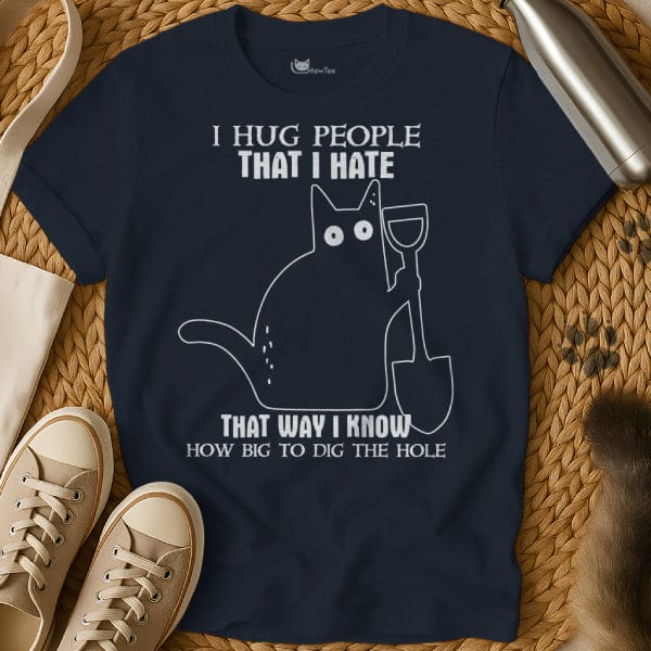 MewTee Navy / S Hate Shirt | Cat Tee