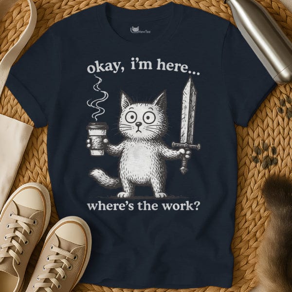 MewTee Navy / S I Am Here Shirt