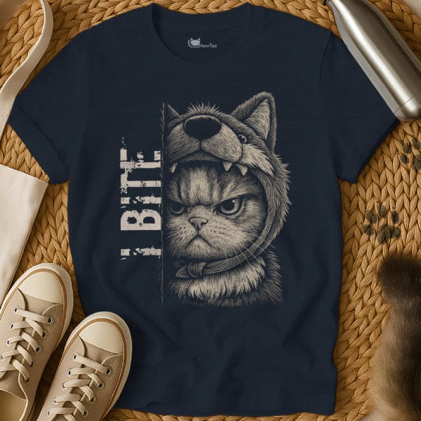 MewTee Navy / S I Bite Shirt