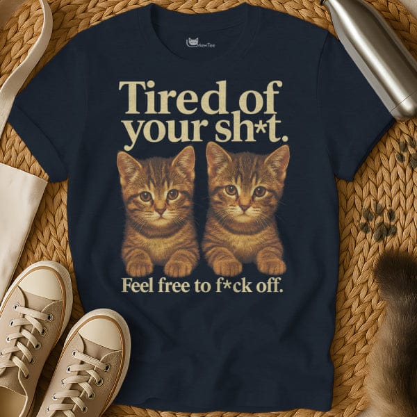 MewTee Navy / S I’m Tired T Shirt