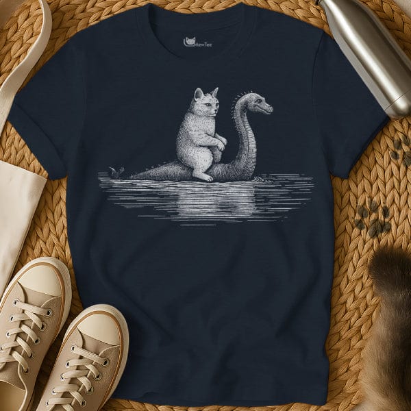 MewTee Navy / S Loch Ness Monster T Shirt