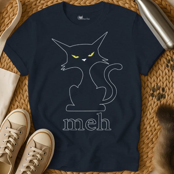 MewTee Navy / S Meh Shirt | Cat Tee
