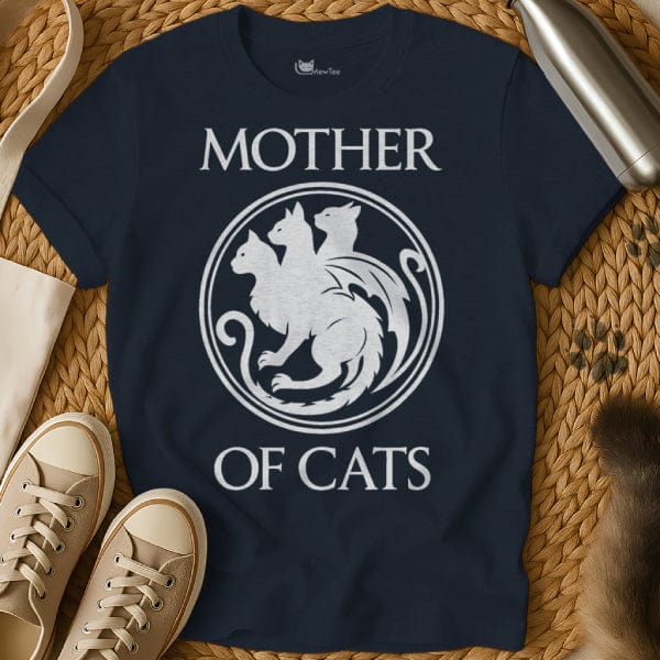 MewTee Navy / S Mother of Cats Shirt | Cat Tee