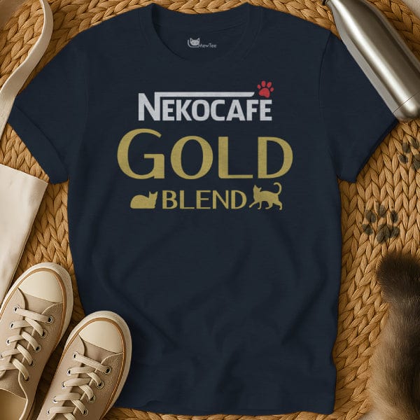 MewTee Navy / S Nekocafe Shirt