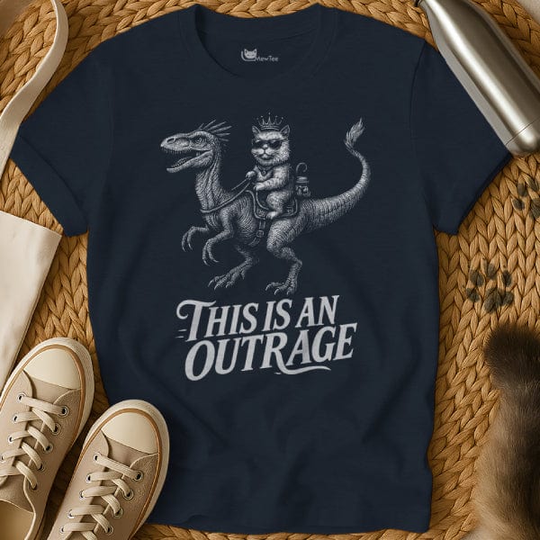 MewTee Navy / S Outrage T Shirt