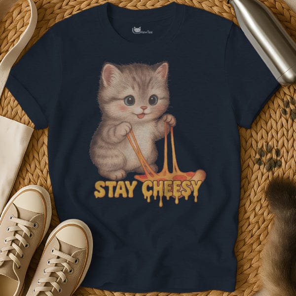 MewTee Navy / S Pizza Shirt